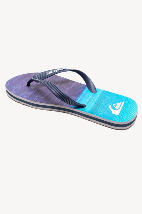 Chinelo Quiksilver Molokai Hown Down Marinho