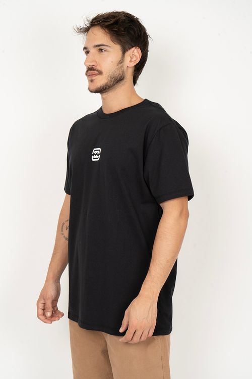 Camiseta Billabong M/C Bracket Wave Preto