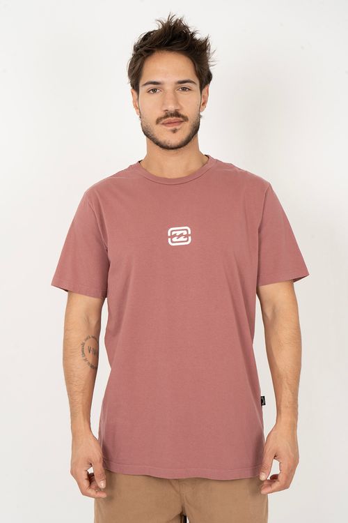 Camiseta Billabong M/C Bracket Wave Vinho