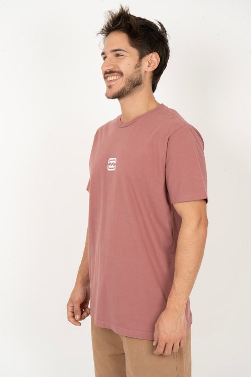 Camiseta Billabong M/C Bracket Wave Vinho
