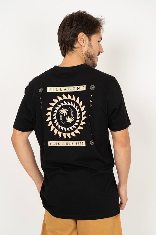 Camiseta Billabong M/C Spun Out Preto