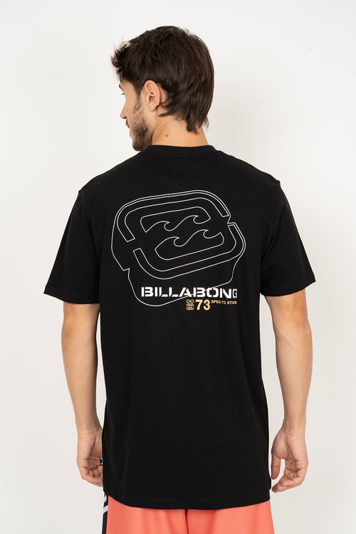 Camiseta Billabong M/C Spec 73 Ii Preto