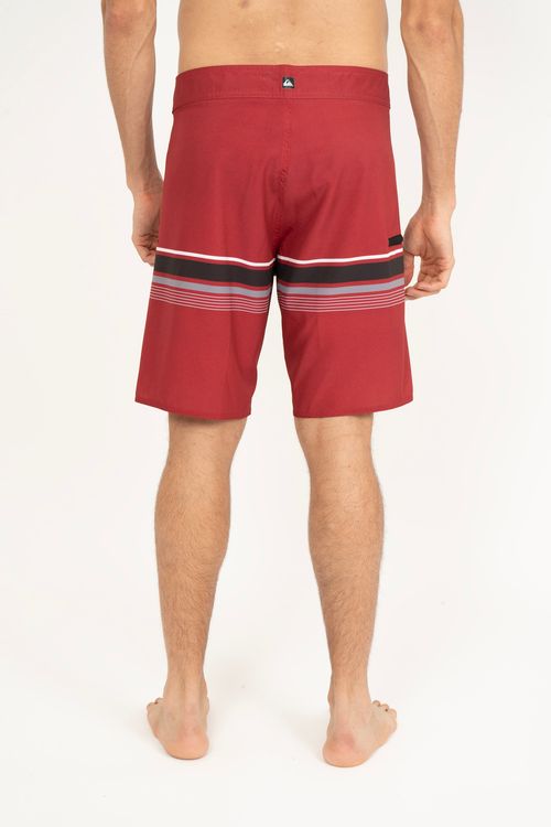 Boardshort Quiksilver Everyday Three Logo 20 Vermelho