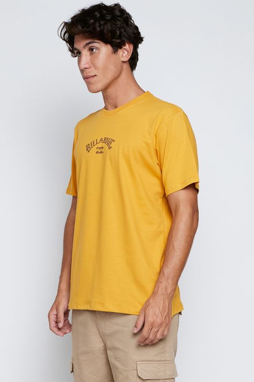 Camiseta Billabong M/C Mid Arch Color Mostarda
