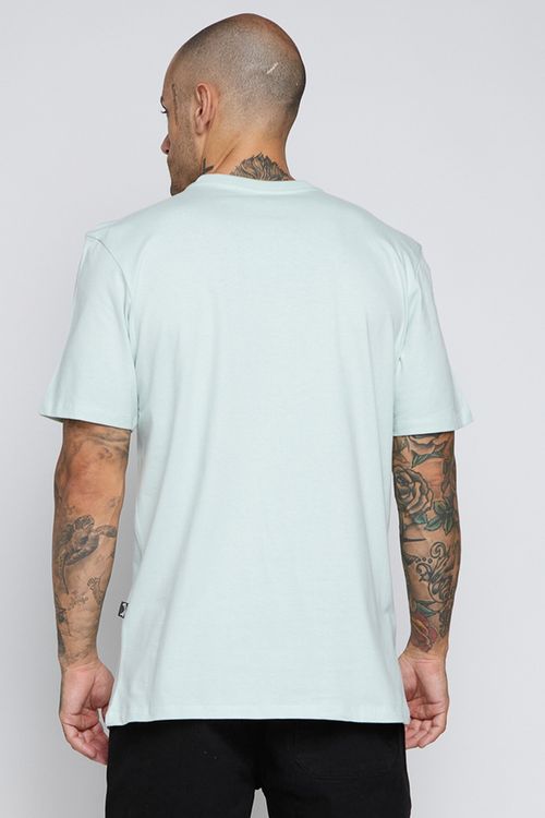 Camiseta Billabong M/C Bracket Wave Color Verde Claro