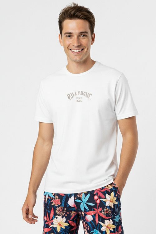 Camiseta Billabong M/C Mid Arch Tn Branco