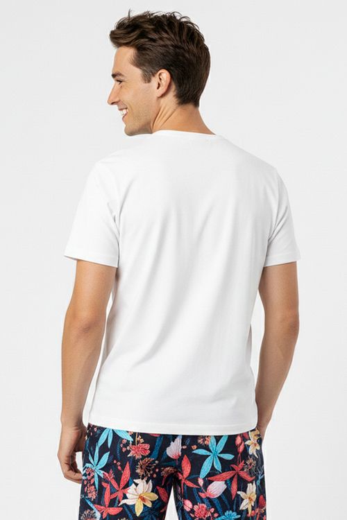 Camiseta Billabong M/C Mid Arch Tn Branco