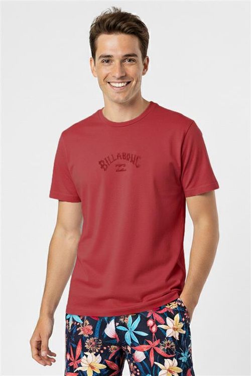 Camiseta Billabong M/C Mid Arch Tn Vinho