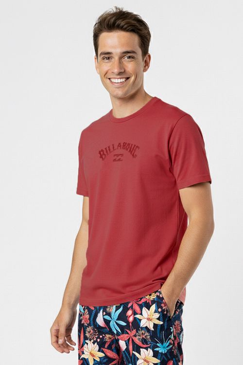 Camiseta Billabong M/C Mid Arch Tn Vinho