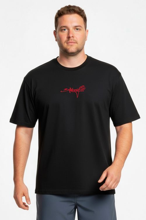 Camiseta Billabong M/C Bracket Script Ps Preto