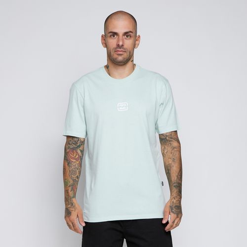 Camiseta Billabong M/C Bracket Wave Color Verde Claro