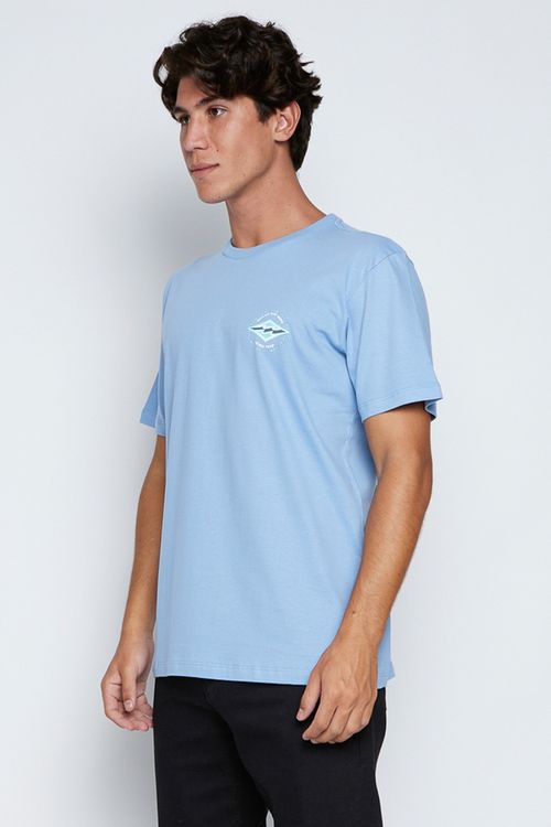 Camiseta Billabong M/C Rotor Diamond Iii Azul Claro