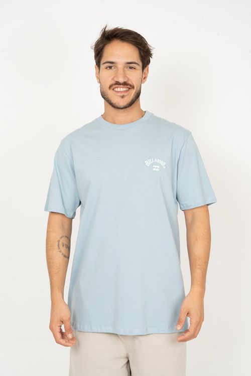 Camiseta Billabong M/C Small Arch Azul Claro