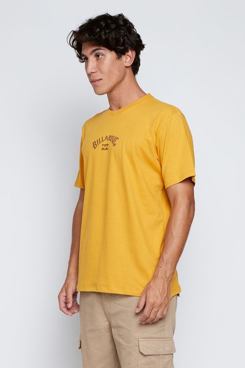 Camiseta Billabong M/C Mid Arch Color Mostarda