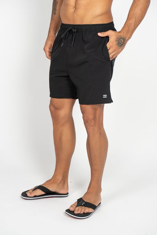 Boardshort Billabong All Day Layback 17 Preto