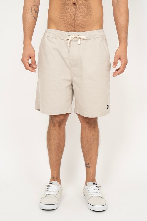 Bermuda Billabong Larry Layback Twill Cinza Claro