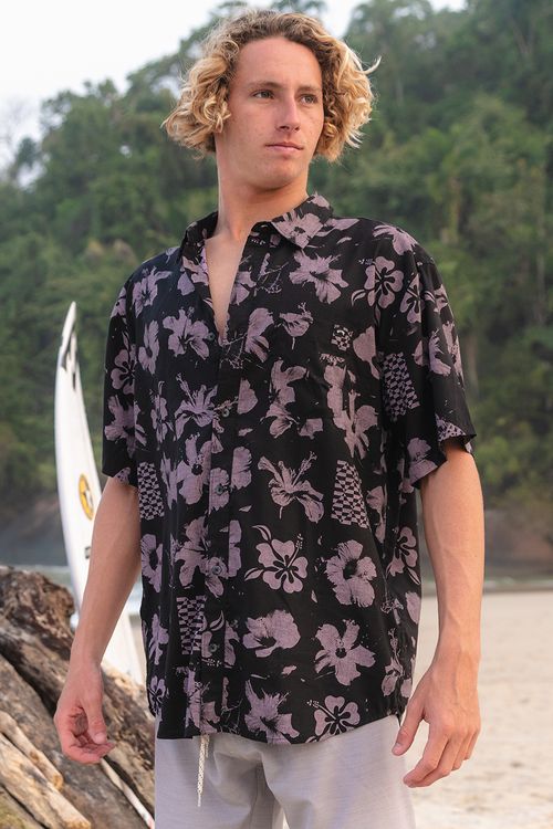 Camisa Billabong M/C Sundays Ss Purple Ash