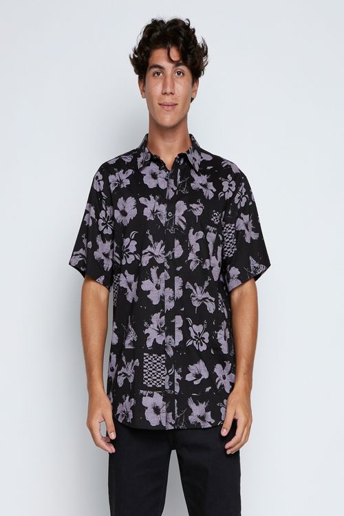 Camisa Billabong M/C Sundays Ss Purple Ash