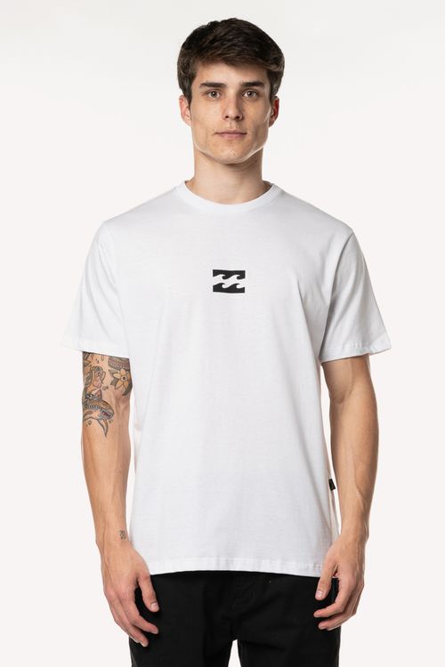 Camiseta Billabong Manga Curta Mid Icon Billabong Branco