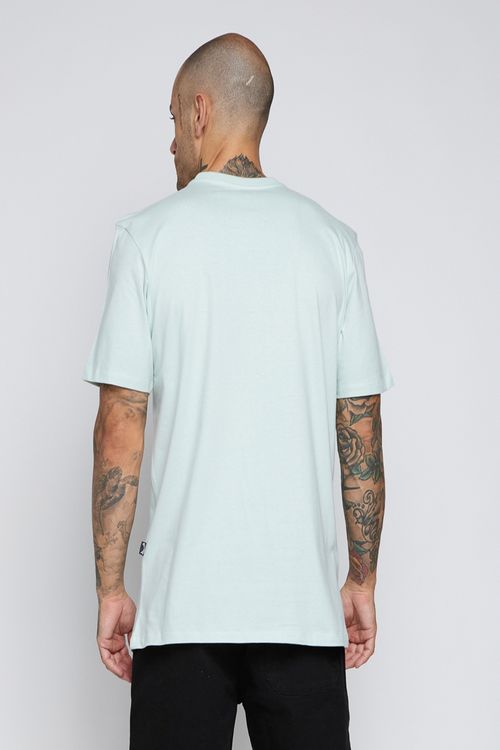 Camiseta Billabong M/C Bracket Wave Color Verde Claro