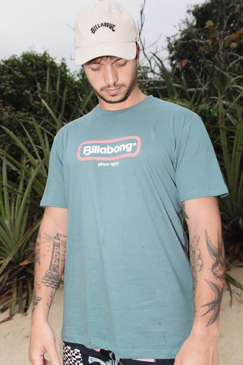 Camiseta Billabong M/C Walled Iv Verde