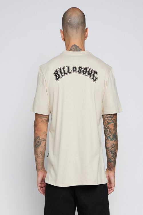 Camiseta Billabong M/C Arch Wave Ii Areia