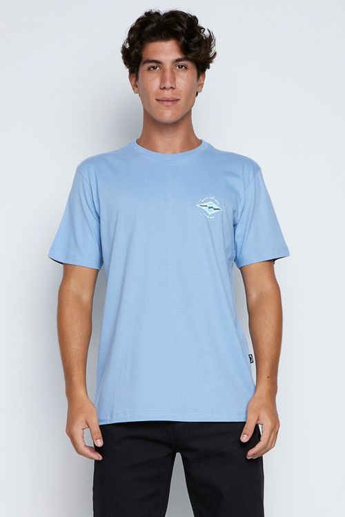 Camiseta Billabong M/C Rotor Diamond Iii Azul Claro