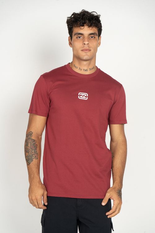 Camiseta Billabong M/C Bracket Wave Vinho