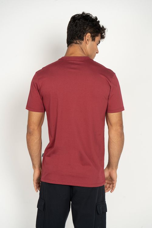 Camiseta Billabong M/C Bracket Wave Vinho