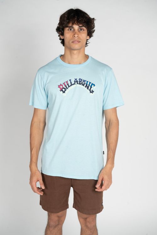 Camiseta Billabong M/C Gradient Arch Azul Claro
