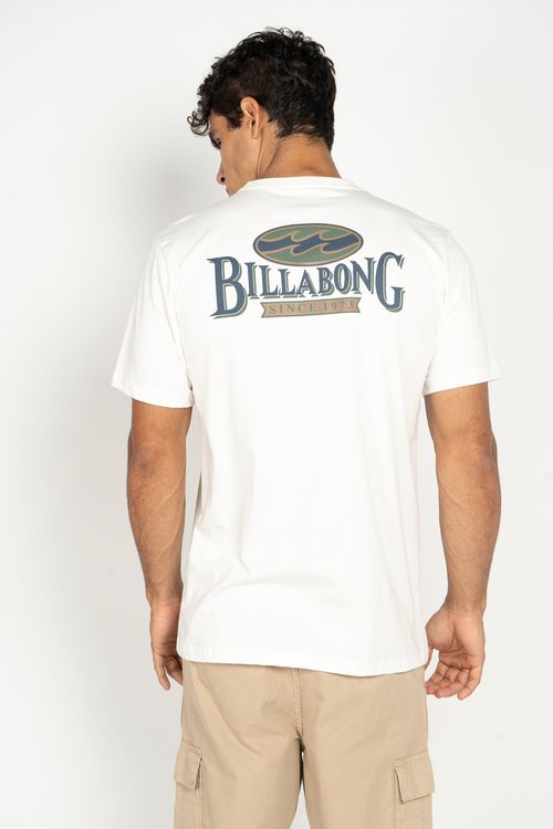 Camiseta Billabong M/C Double Spread Off White