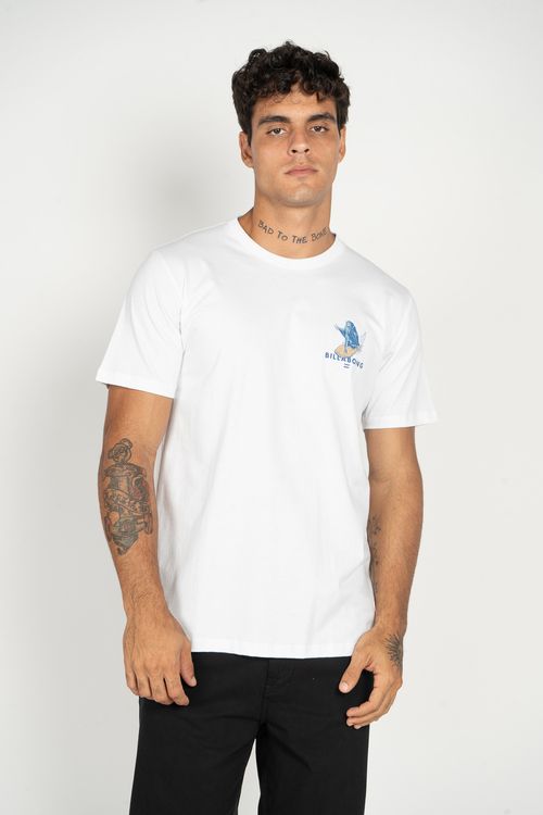 Camiseta Billabong M/C Olas Falsas Branco