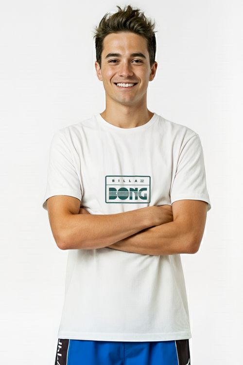 Camiseta Billabong M/C Walled Iii Tn Branco