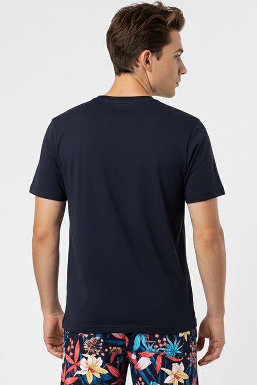 Camiseta Billabong M/C Bracket Wave Tn Marinho