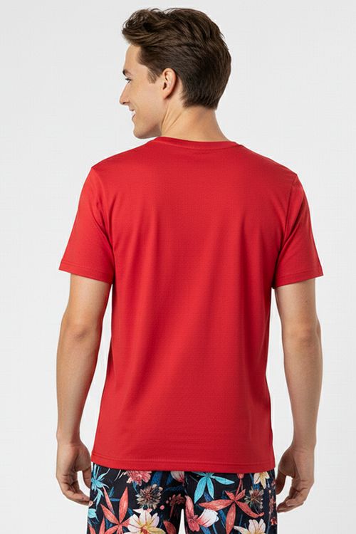 Camiseta Billabong M/C Bracket Wave Color Tn Vermelho
