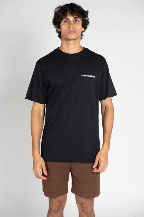 Camiseta Billabong M/C 2Pk Nuclear Font Branco/Preto
