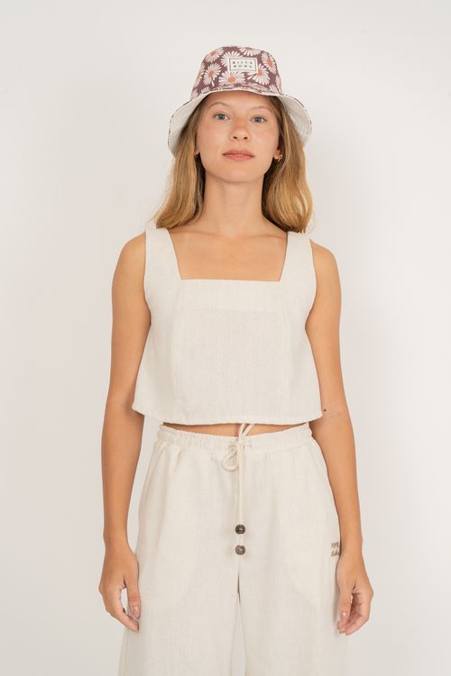 Blusa Billabong M/C Open Skies Branco