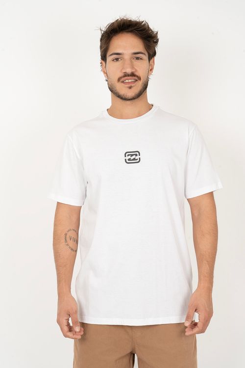 Camiseta Billabong M/C Bracket Wave Branco