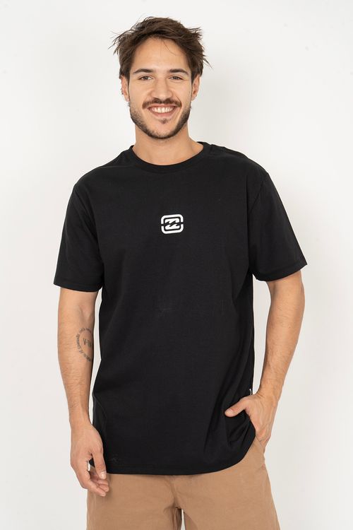 Camiseta Billabong M/C Bracket Wave Preto