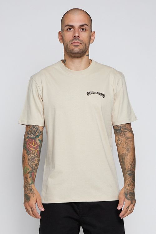 Camiseta Billabong M/C Arch Wave Ii Areia