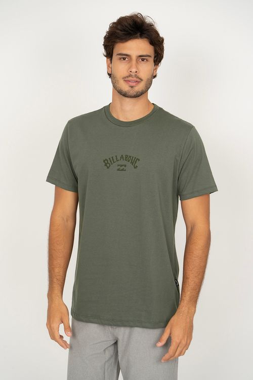 Camiseta Billabong M/c Mid Arch I Verde Militar
