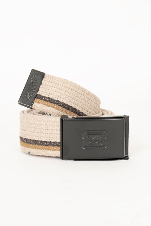 Cinto Billabong Cog Stripe Areia
