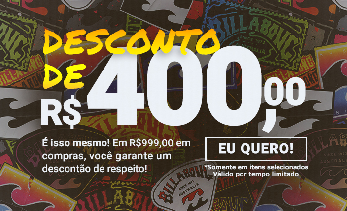 Desconto de R$400,00